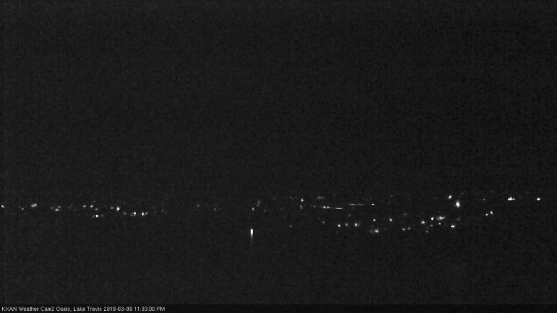 Lake Travis webcam, March 5, 2019 10:35 PM CT