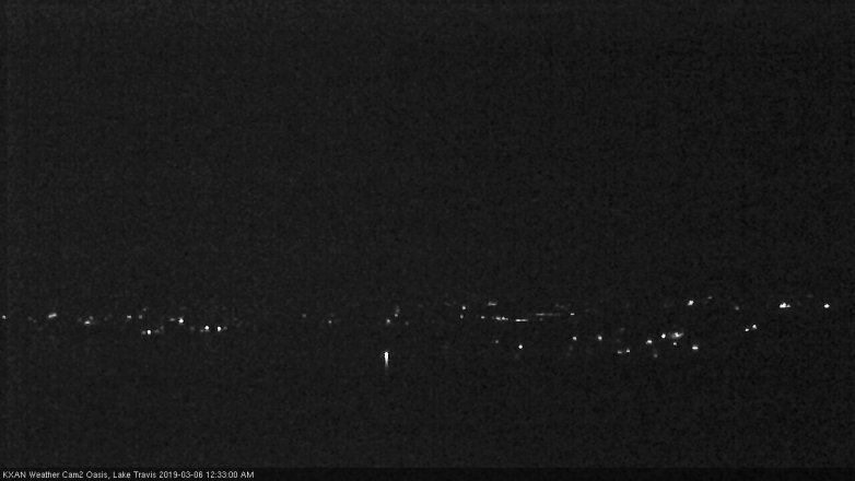 Lake Travis webcam, March 5, 2019 11:35 PM CT