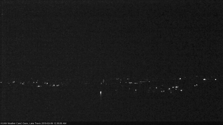 Lake Travis webcam, March 5, 2019 11:40 PM CT