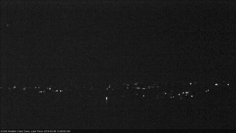 Lake Travis webcam, March 5, 2019 11:50 PM CT