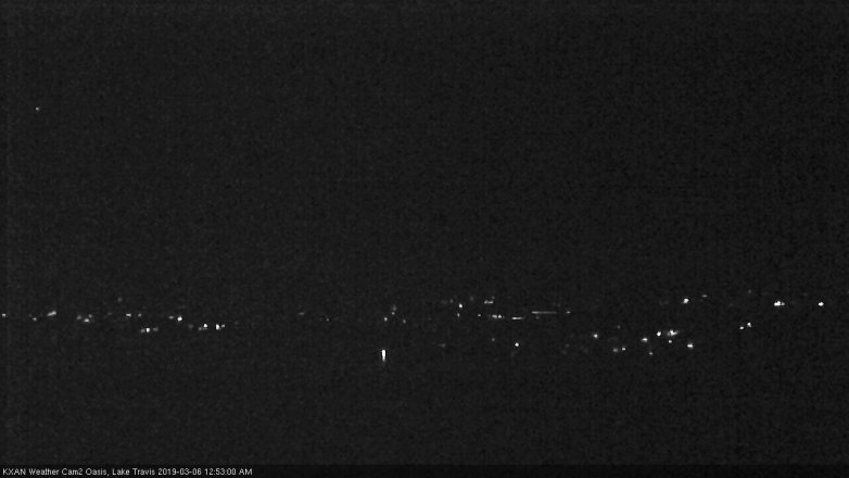 Lake Travis webcam, March 5, 2019 11:55 PM CT