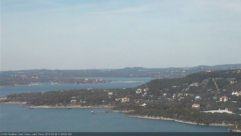 Lake Travis webcam, March 6, 2019 10:10 AM CT