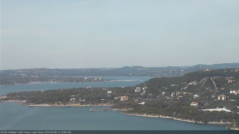 Lake Travis webcam, March 6, 2019 10:25 AM CT