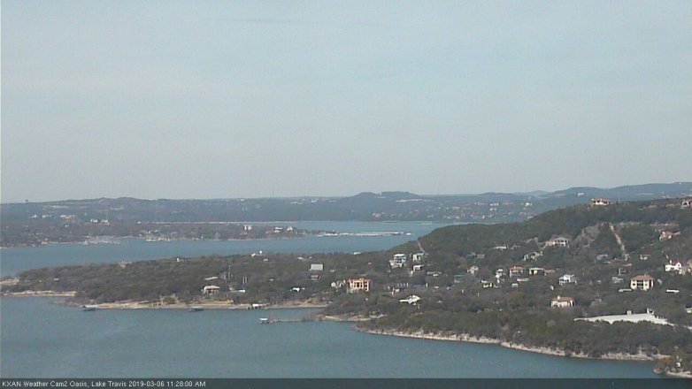 Lake Travis webcam, March 6, 2019 10:30 AM CT