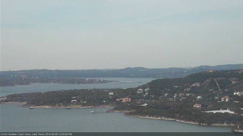 Lake Travis webcam, March 6, 2019 11:05 AM CT