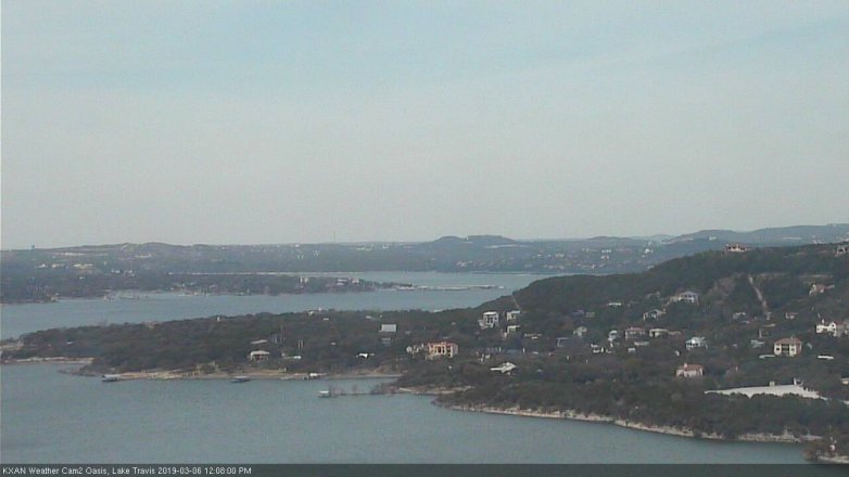 Lake Travis webcam, March 6, 2019 11:10 AM CT