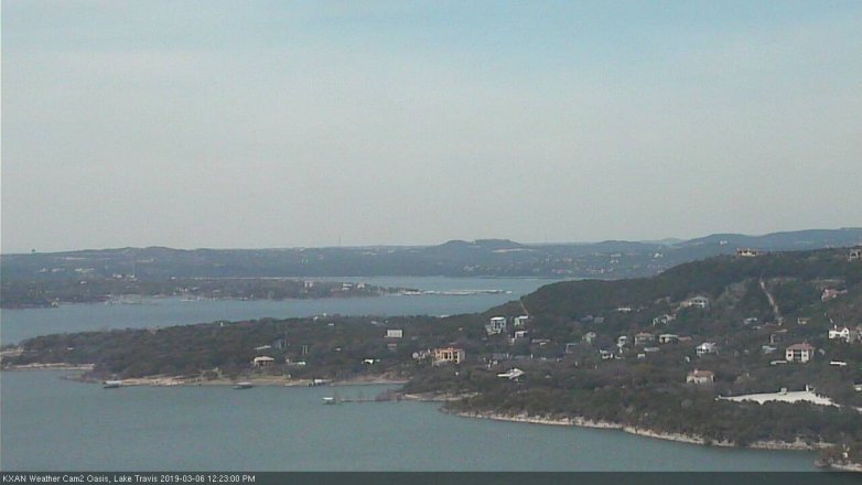 Lake Travis webcam, March 6, 2019 11:25 AM CT