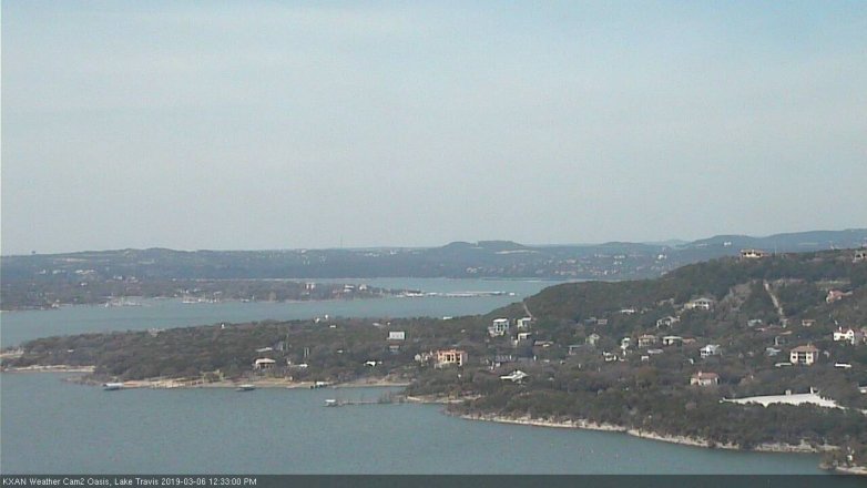 Lake Travis webcam, March 6, 2019 11:35 AM CT