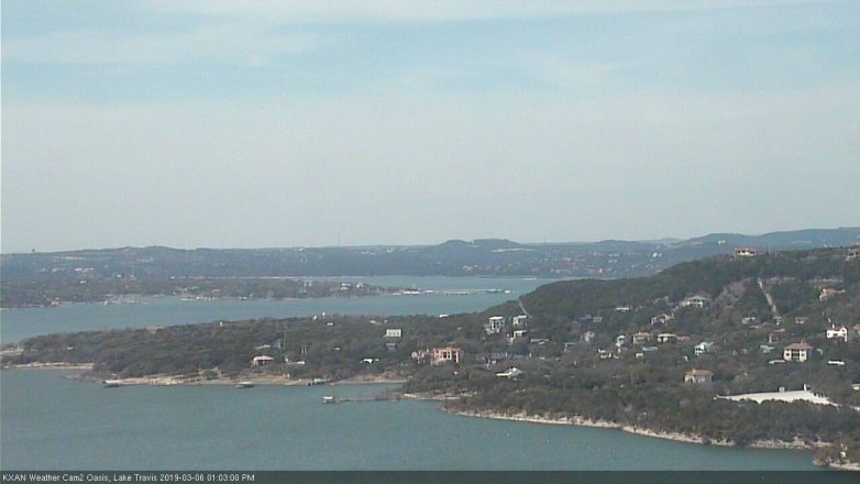 Lake Travis webcam, March 6, 2019 12:05 PM CT
