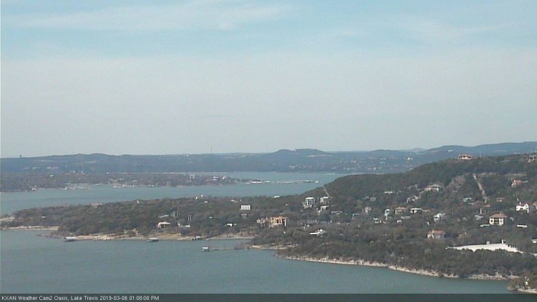 Lake Travis webcam, March 6, 2019 12:10 PM CT