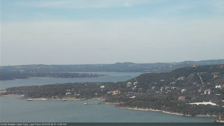 Lake Travis webcam, March 6, 2019 12:15 PM CT
