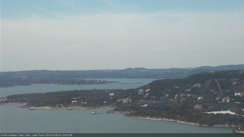 Lake Travis webcam, March 6, 2019 12:25 PM CT