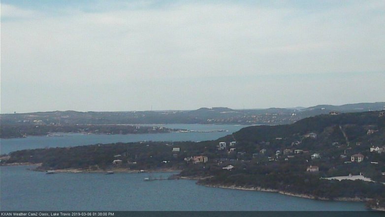 Lake Travis webcam, March 6, 2019 12:40 PM CT