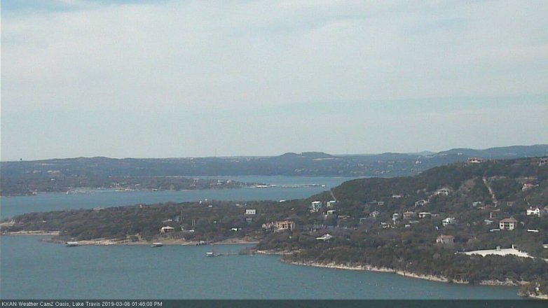 Lake Travis webcam, March 6, 2019 12:50 PM CT