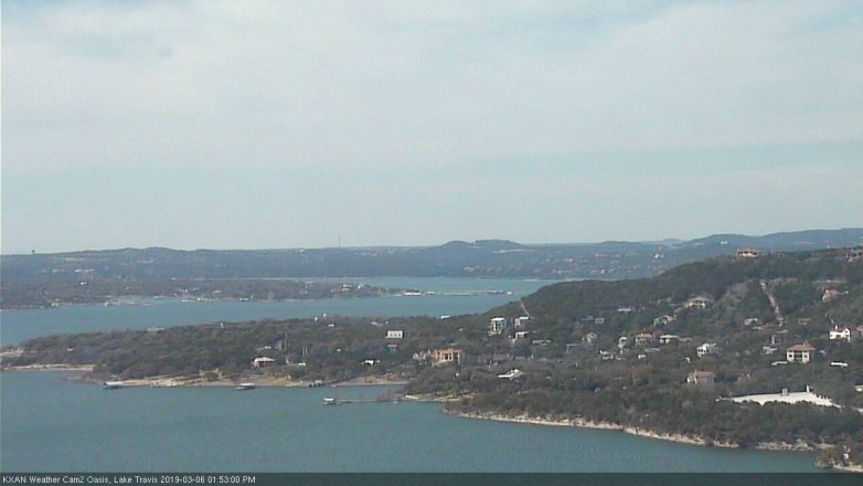 Lake Travis webcam, March 6, 2019 12:55 PM CT