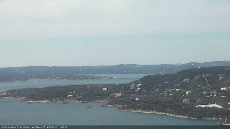 Lake Travis webcam, March 6, 2019 1:15 PM CT