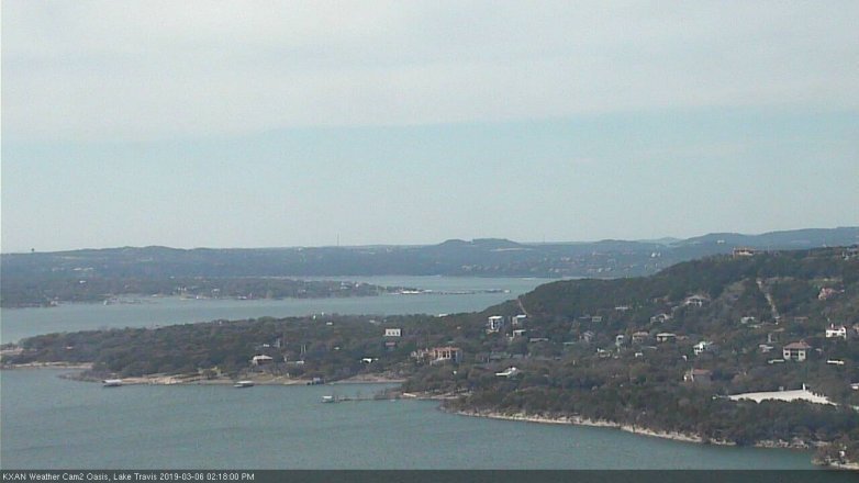 Lake Travis webcam, March 6, 2019 1:20 PM CT