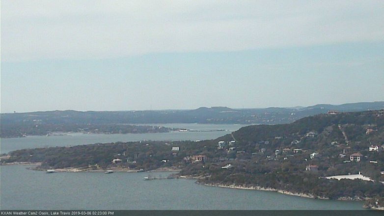 Lake Travis webcam, March 6, 2019 1:25 PM CT