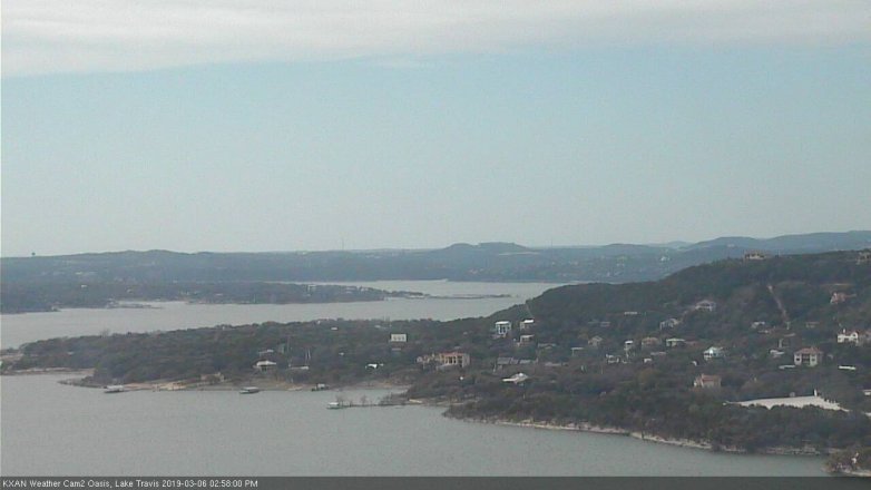Lake Travis webcam, March 6, 2019 2:00 PM CT