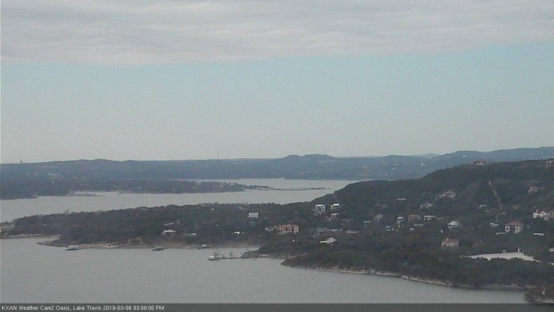Lake Travis webcam, March 6, 2019 2:10 PM CT