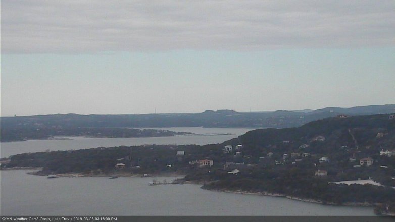 Lake Travis webcam, March 6, 2019 2:20 PM CT