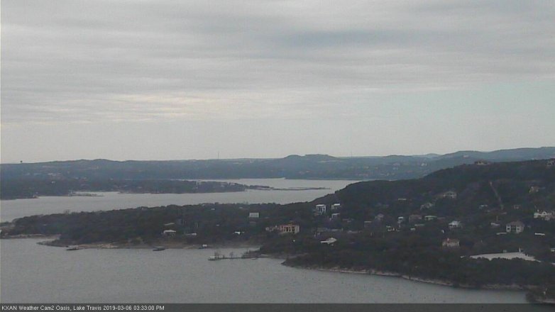 Lake Travis webcam, March 6, 2019 2:35 PM CT