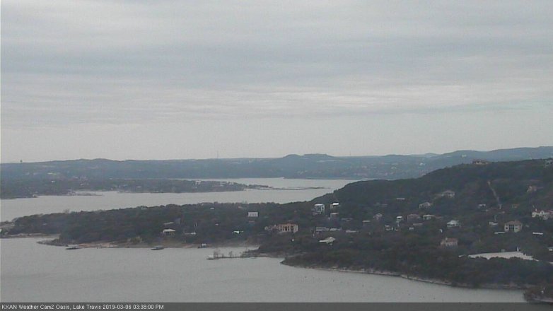 Lake Travis webcam, March 6, 2019 2:40 PM CT