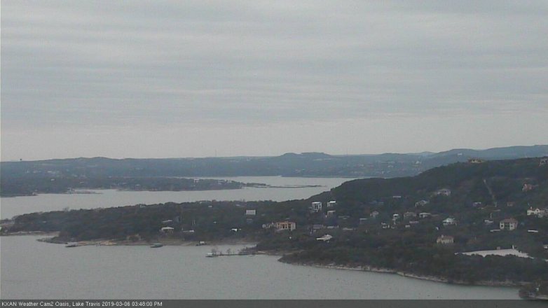 Lake Travis webcam, March 6, 2019 2:50 PM CT