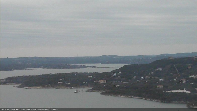Lake Travis webcam, March 6, 2019 3:05 PM CT