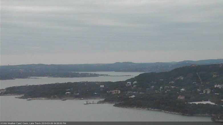 Lake Travis webcam, March 6, 2019 3:10 PM CT