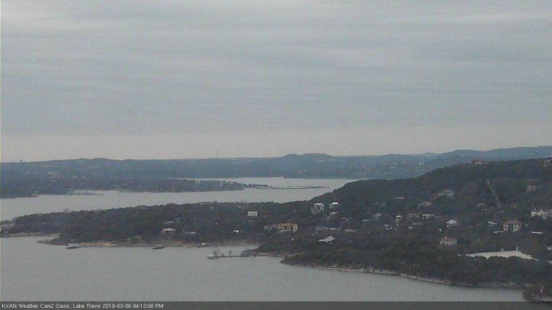 Lake Travis webcam, March 6, 2019 3:15 PM CT