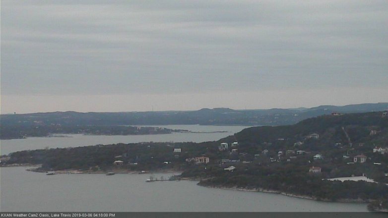 Lake Travis webcam, March 6, 2019 3:20 PM CT