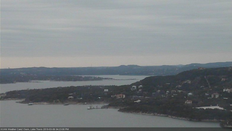 Lake Travis webcam, March 6, 2019 3:25 PM CT