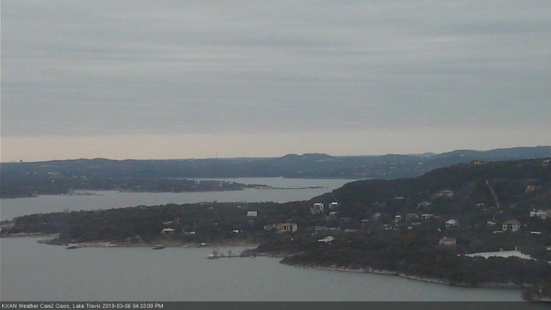 Lake Travis webcam, March 6, 2019 3:35 PM CT