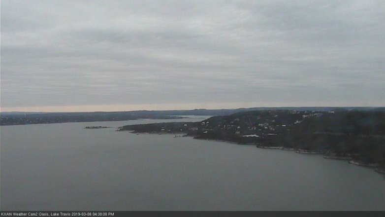 Lake Travis webcam, March 6, 2019 3:40 PM CT
