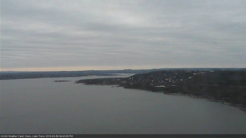 Lake Travis webcam, March 6, 2019 3:45 PM CT