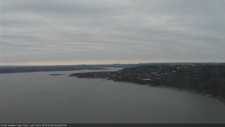 Lake Travis webcam, March 6, 2019 3:50 PM CT