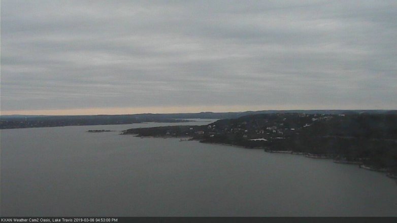 Lake Travis webcam, March 6, 2019 3:55 PM CT