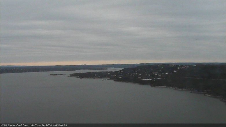 Lake Travis webcam, March 6, 2019 4:00 PM CT