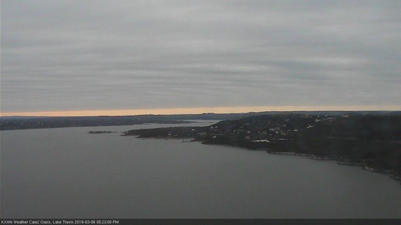 Lake Travis webcam, March 6, 2019 4:25 PM CT