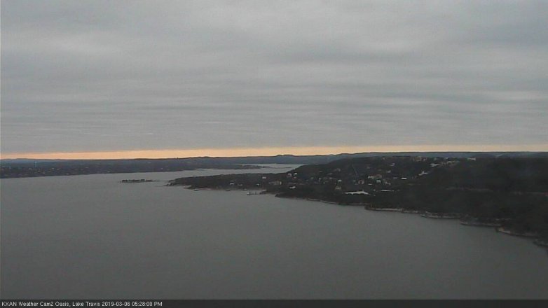 Lake Travis webcam, March 6, 2019 4:30 PM CT