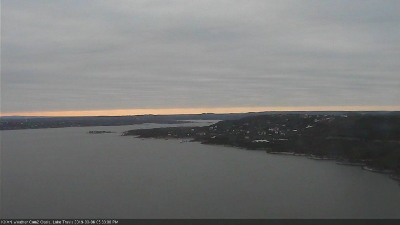 Lake Travis webcam, March 6, 2019 4:35 PM CT