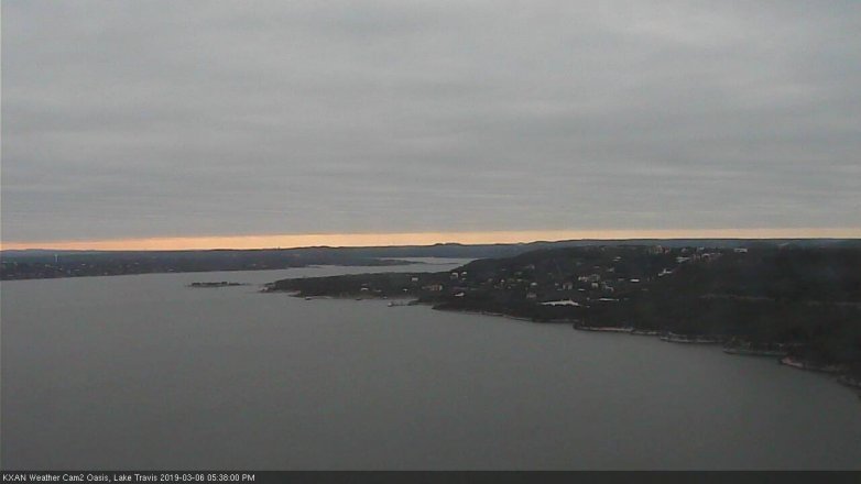 Lake Travis webcam, March 6, 2019 4:40 PM CT