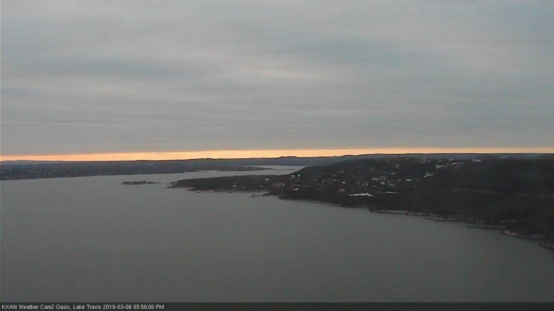 Lake Travis webcam, March 6, 2019 5:00 PM CT