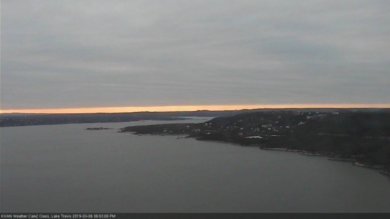 Lake Travis webcam, March 6, 2019 5:05 PM CT