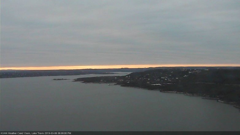 Lake Travis webcam, March 6, 2019 5:10 PM CT