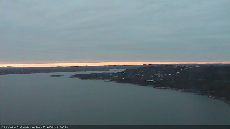 Lake Travis webcam, March 6, 2019 5:25 PM CT