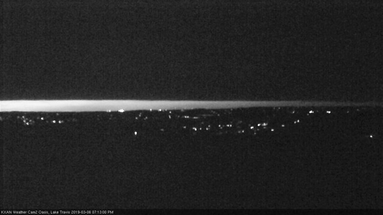 Lake Travis webcam, March 6, 2019 6:15 PM CT
