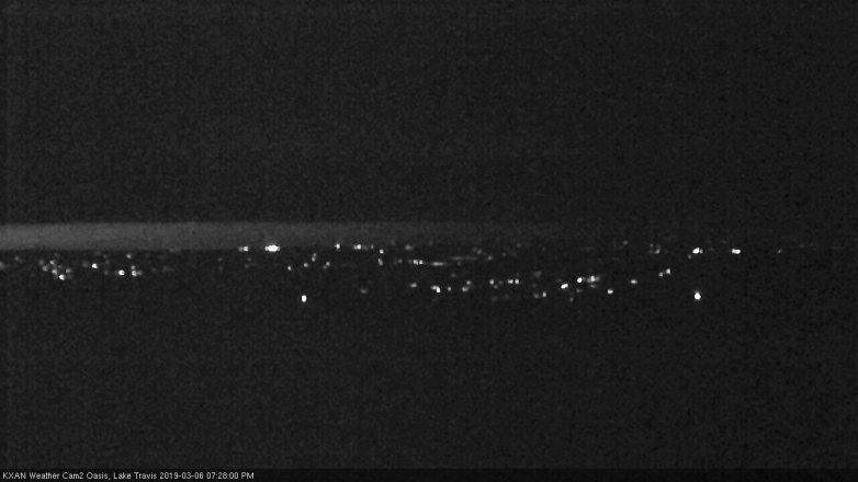 Lake Travis webcam, March 6, 2019 6:30 PM CT