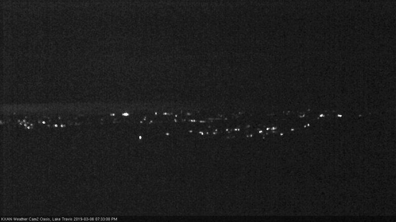 Lake Travis webcam, March 6, 2019 6:35 PM CT